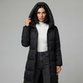 Eleanor Hughes | Hooded Quilted Puffer Coat