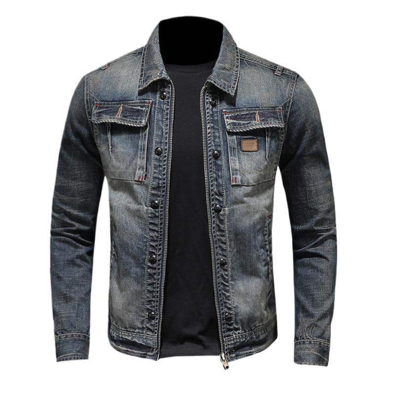 Duncan Marlowe | Vintage Wash Denim Mens Jacket
