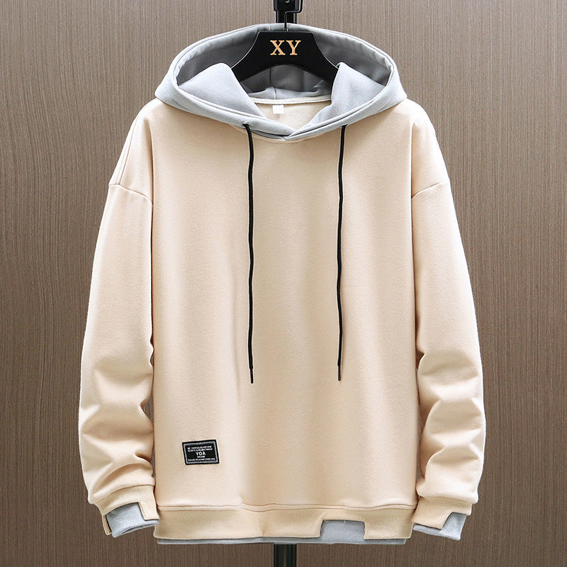 Angus Beaumont | Colour-Block Hooded Sweatshirt for Men