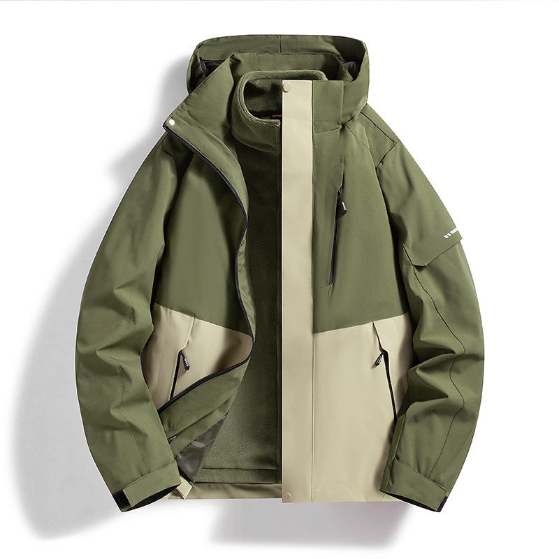 Daisy Green | Three-in-One Waterproof Hooded Jacket