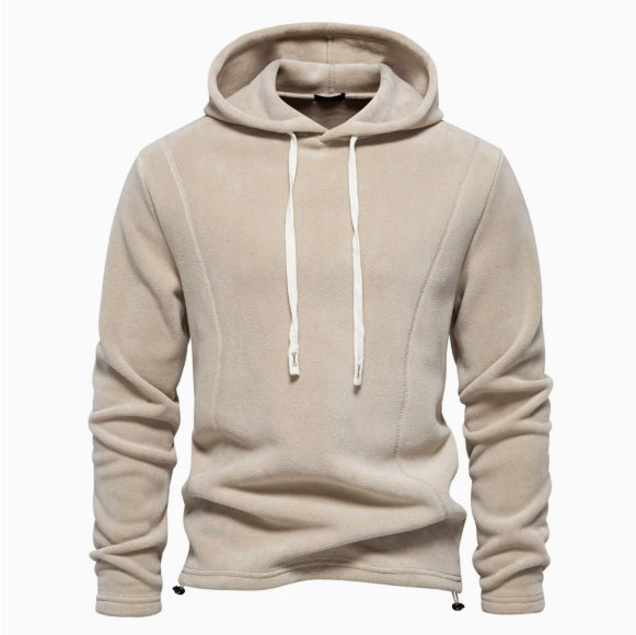 Gareth Underhill | Stand-Collar Half-Zip Fleece Sweatshirt