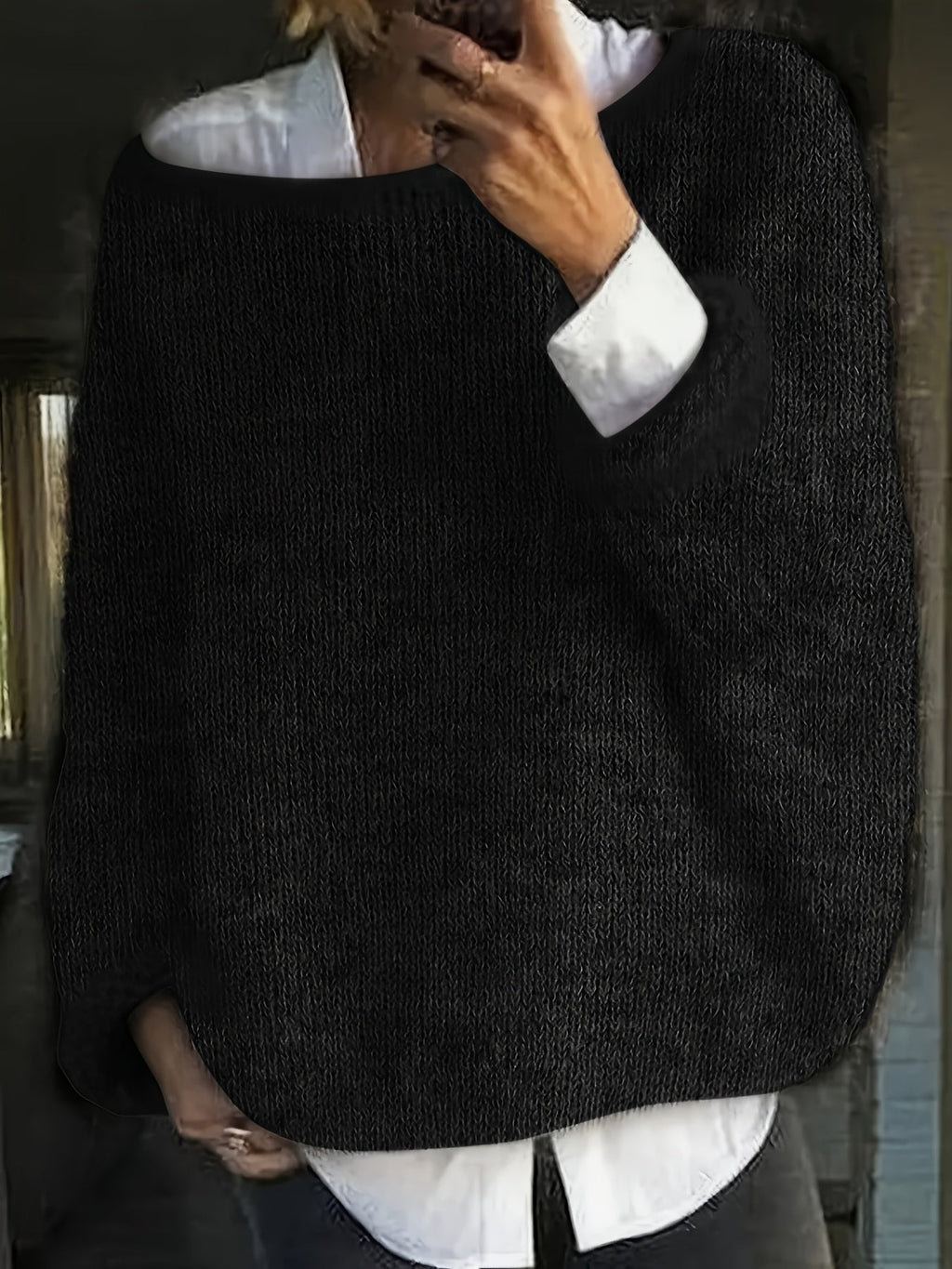 Graham Carrow | Relaxed Crew Neck Sweater For Men