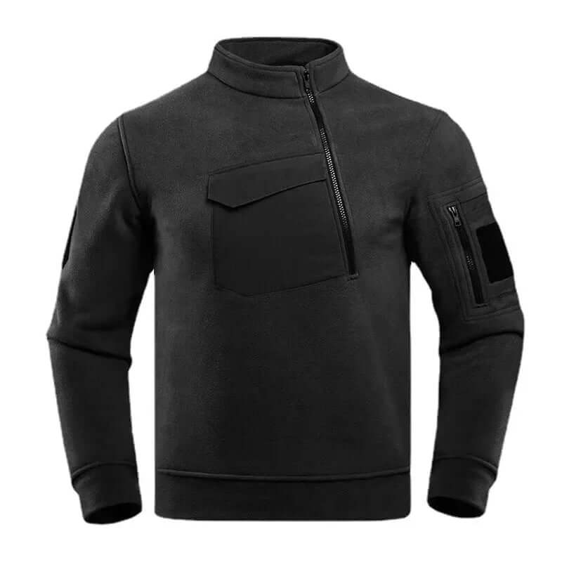 Miles Kendrick | Fleece Mens Jacket With Tactical Zip Pockets