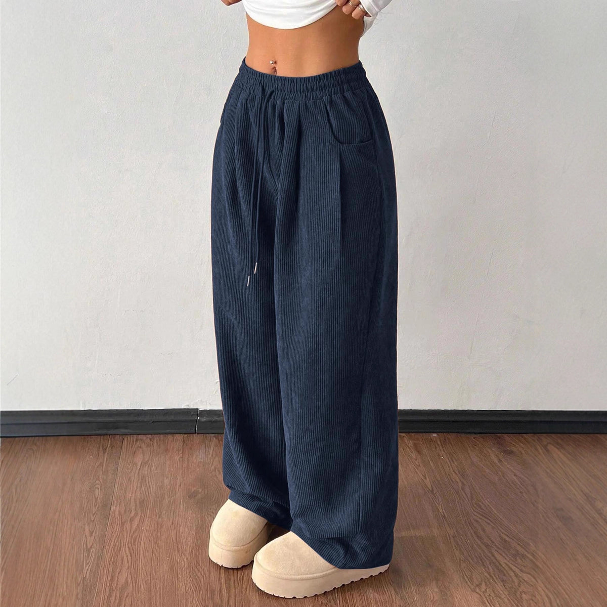 Martha Fenshaw | Corduroy Wide-Leg Trousers