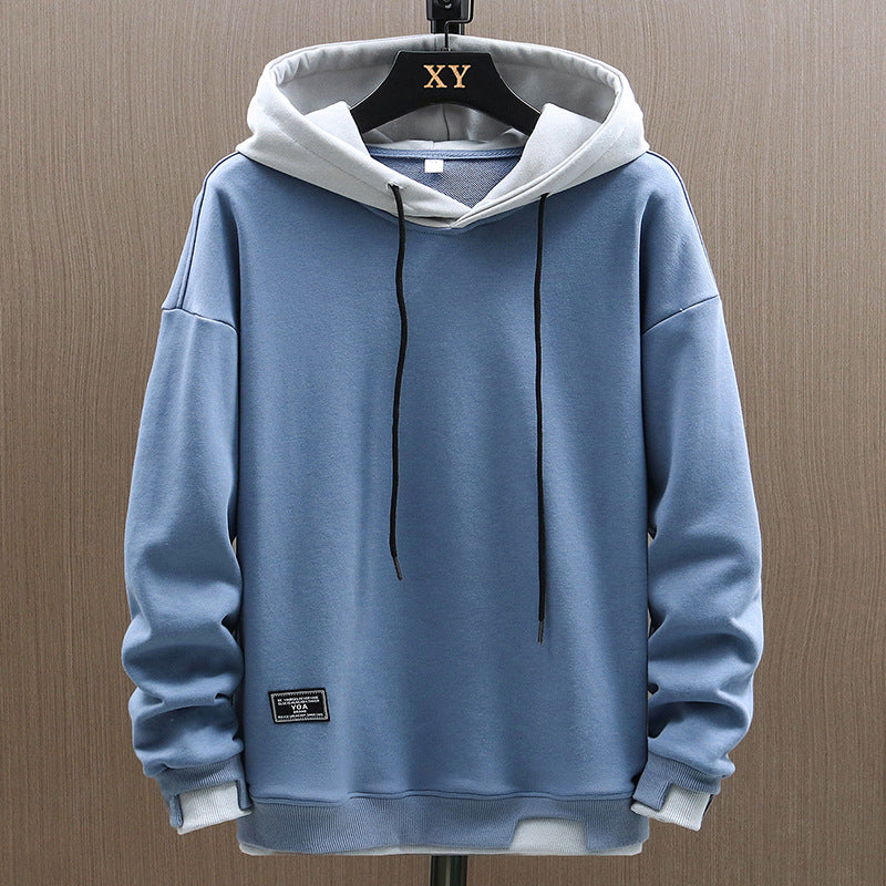 Angus Beaumont | Colour-Block Hooded Sweatshirt for Men