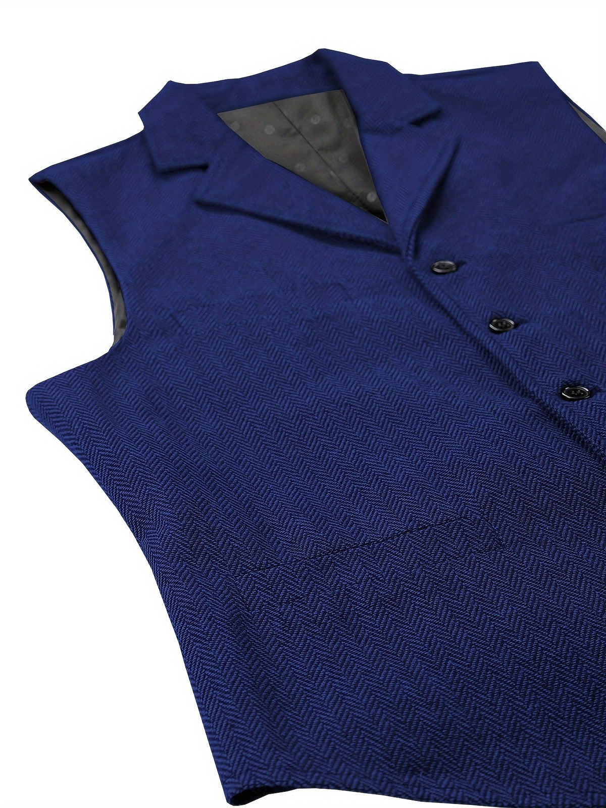Tobias Sterling | Herringbone Wool Waistcoat for Men