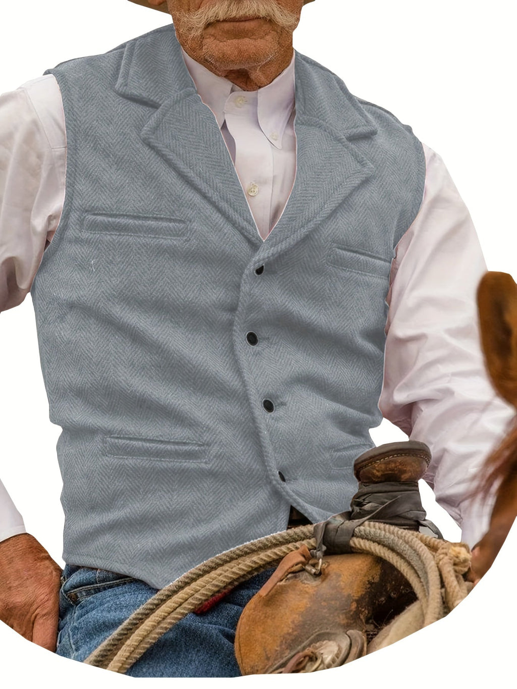 Percy Fairweather | Heritage Herringbone Vest