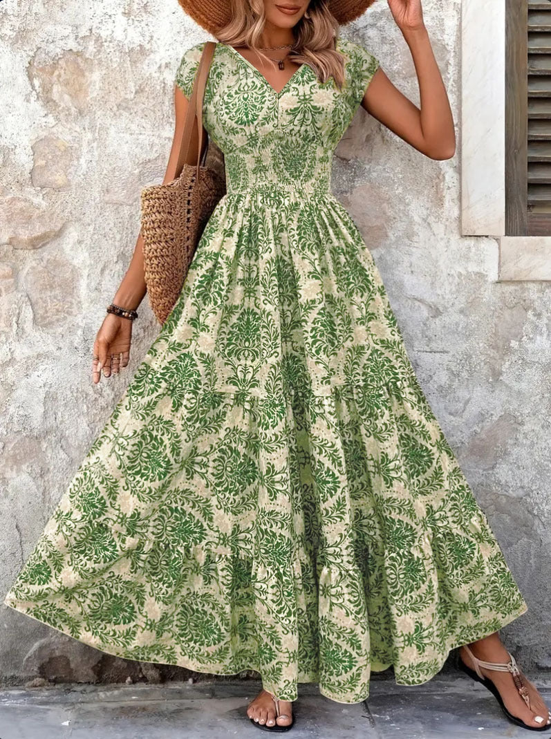 Millicent Ashdown | Tropical Print Maxi Dress