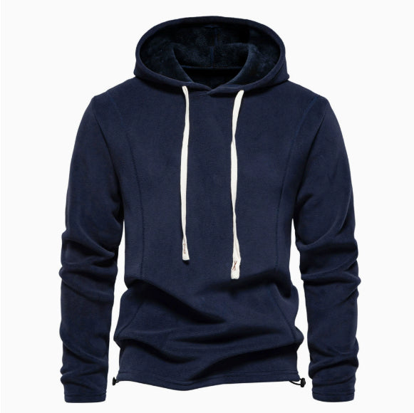 Gareth Underhill | Stand-Collar Half-Zip Fleece Sweatshirt