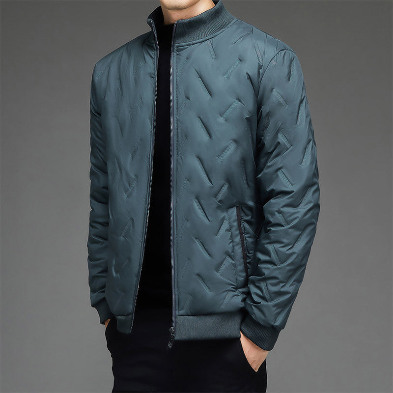 Rowan Bancroft | Fleece-Lined Stand Collar Quilted Coat