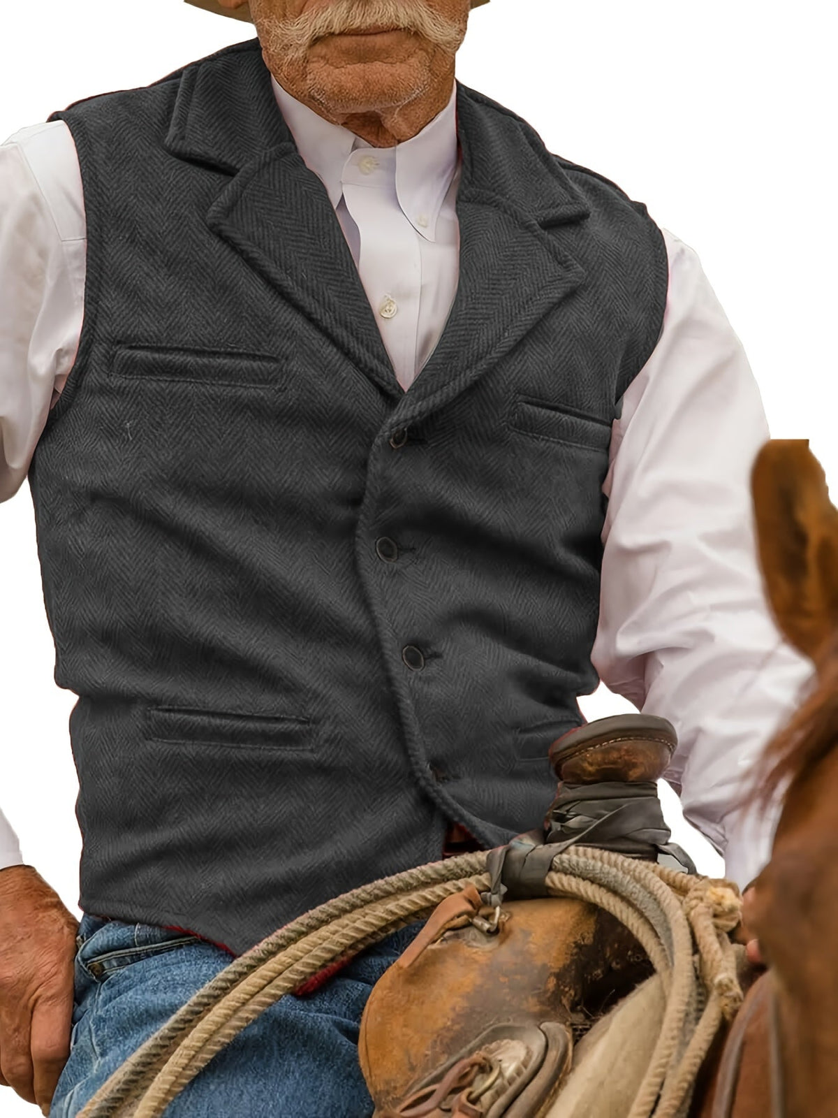 Percy Fairweather | Heritage Herringbone Vest