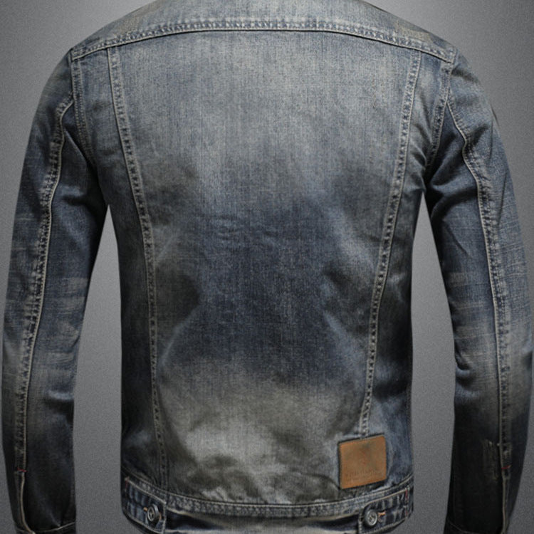 Duncan Marlowe | Vintage Wash Denim Mens Jacket