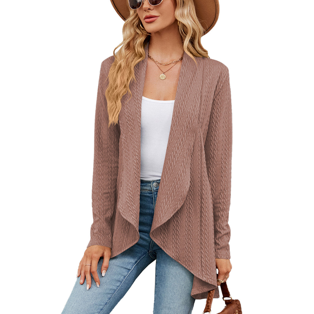 Camilla Osborne | Cable Knit Waterfall Cardigan