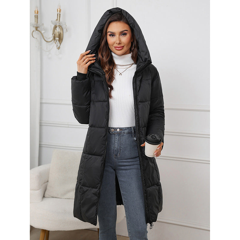 Eleanor Hughes | Hooded Quilted Puffer Coat