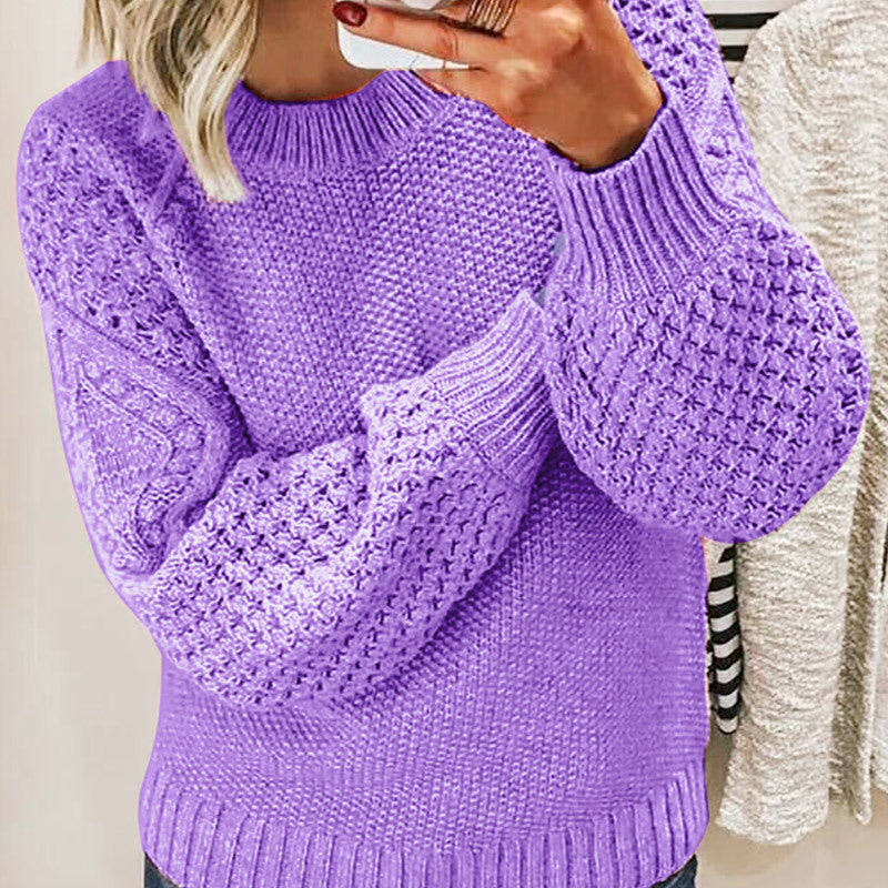 Imogen Wright | Chunky Knit Round Neck Jumper