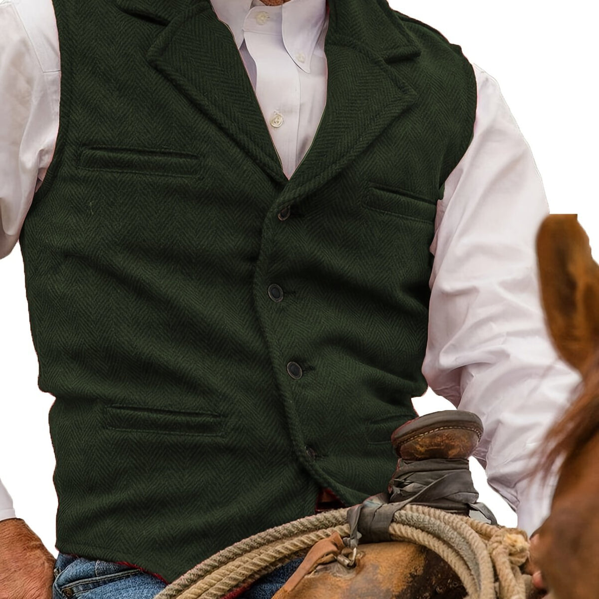 Percy Fairweather | Heritage Herringbone Vest