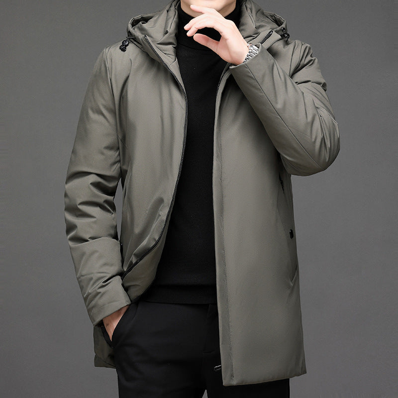 Ambrose Fenchurch | Hooded Padded Mens Coat