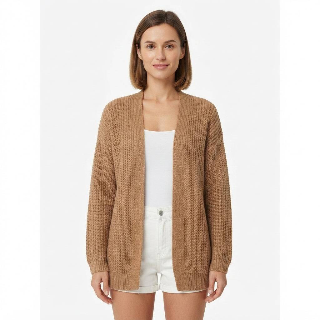 Georgiana Ellery | Purple Knit Open-Front Cardigan