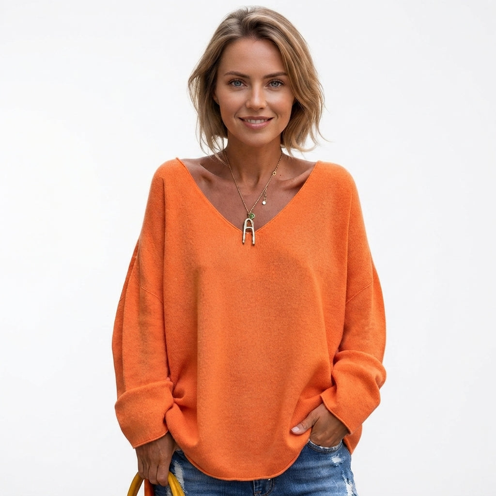 Georgiana Thistlewood | Relaxed V-Neck Pullover