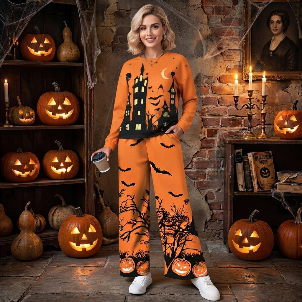 Odette Kingsley | Haunted House Halloween Pyjama Set