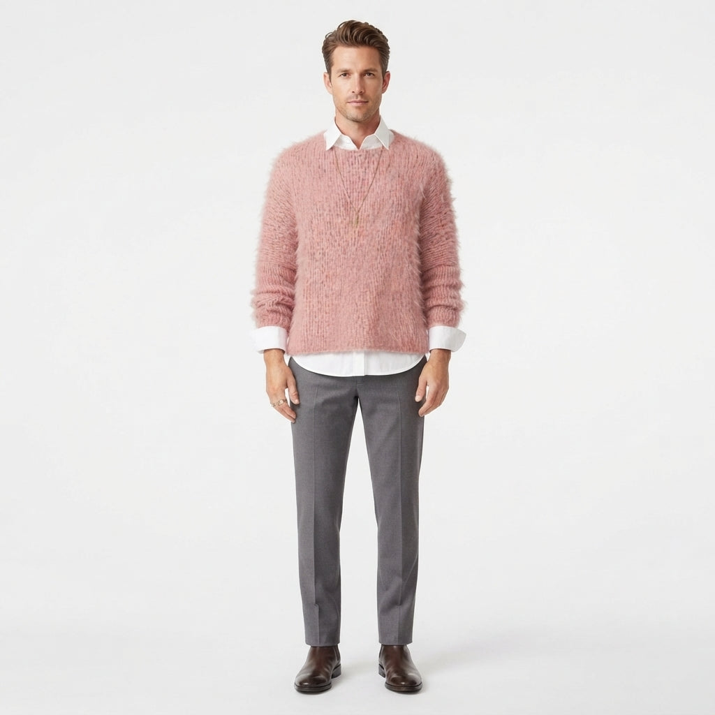 Graham Carrow | Relaxed Crew Neck Sweater For Men