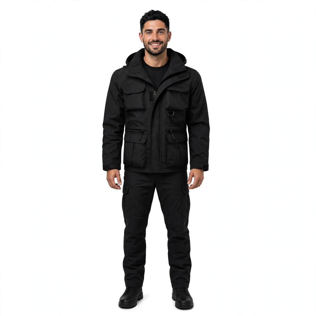 Anthony Rowntree | Waterproof Mens Coat With Utility Pockets