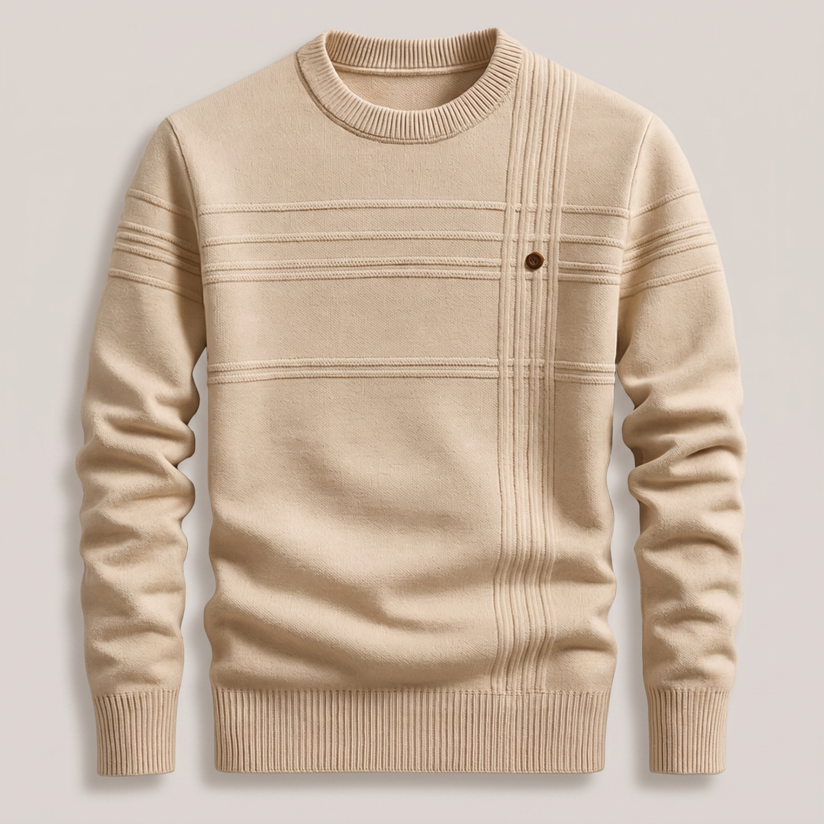 NO CJ | Nigel Barlow | Cotton Crew Neck Sweater For Men