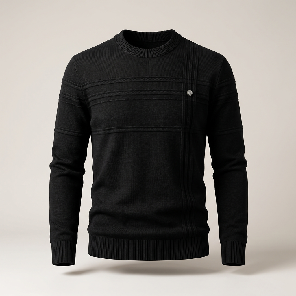 NO CJ | Nigel Barlow | Cotton Crew Neck Sweater For Men