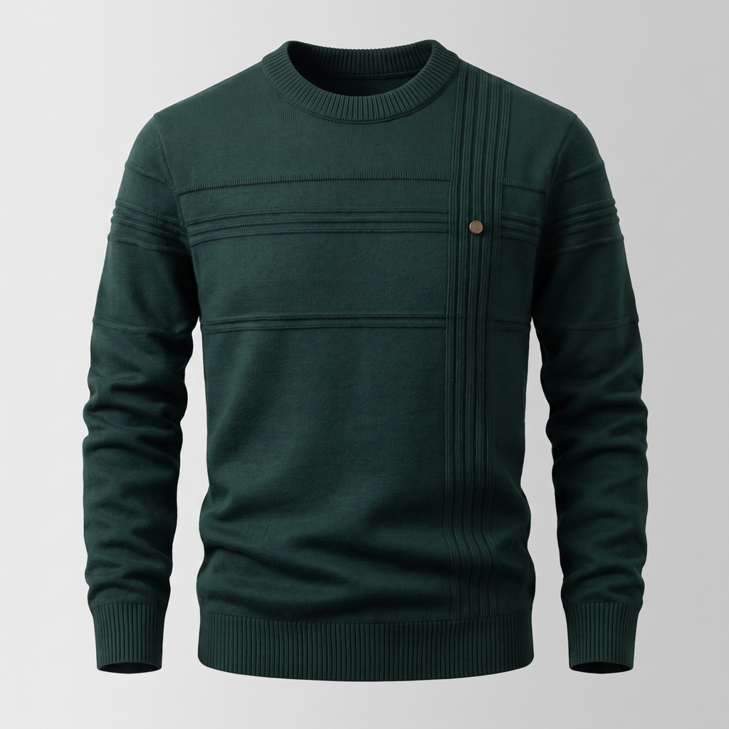 NO CJ | Nigel Barlow | Cotton Crew Neck Sweater For Men