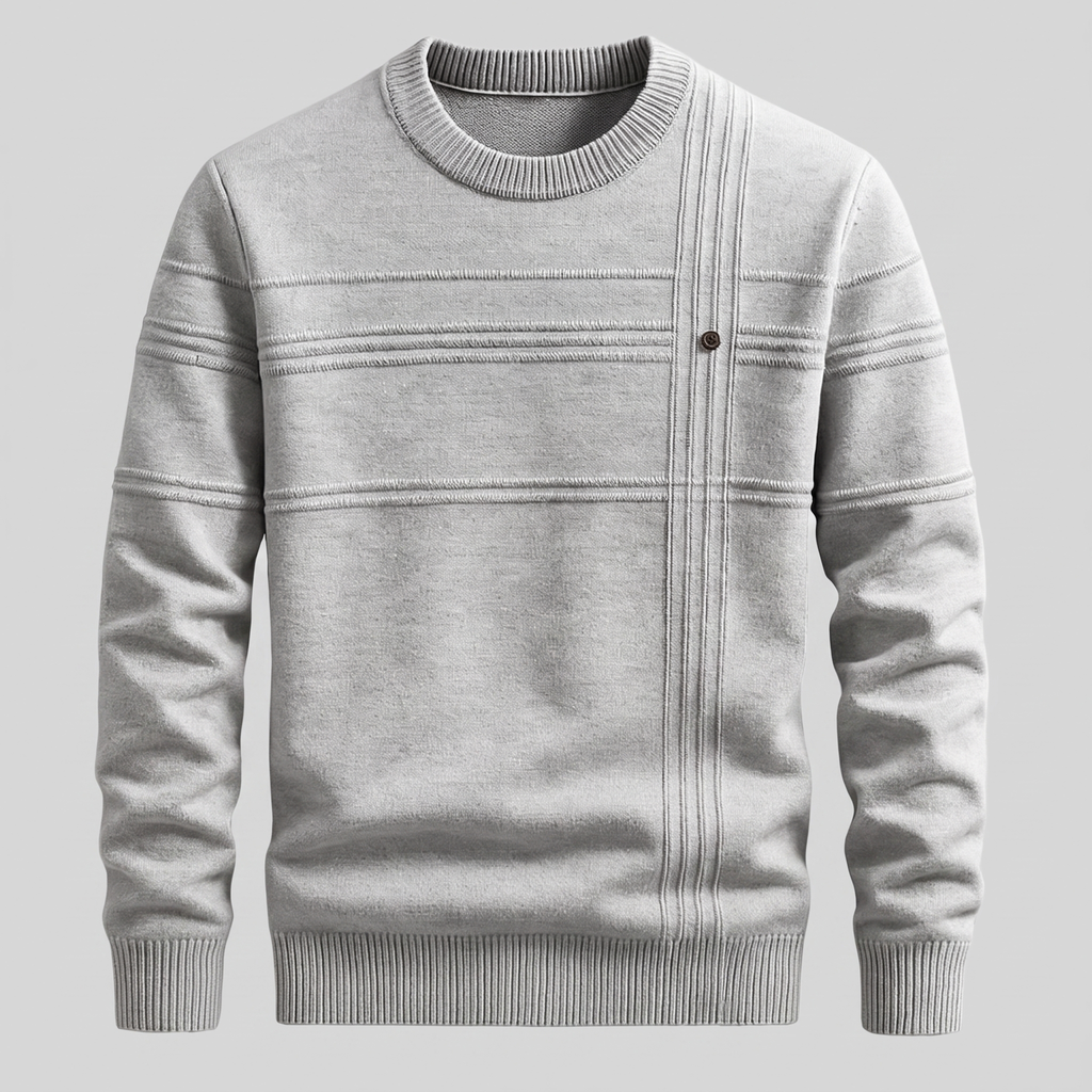 NO CJ | Nigel Barlow | Cotton Crew Neck Sweater For Men