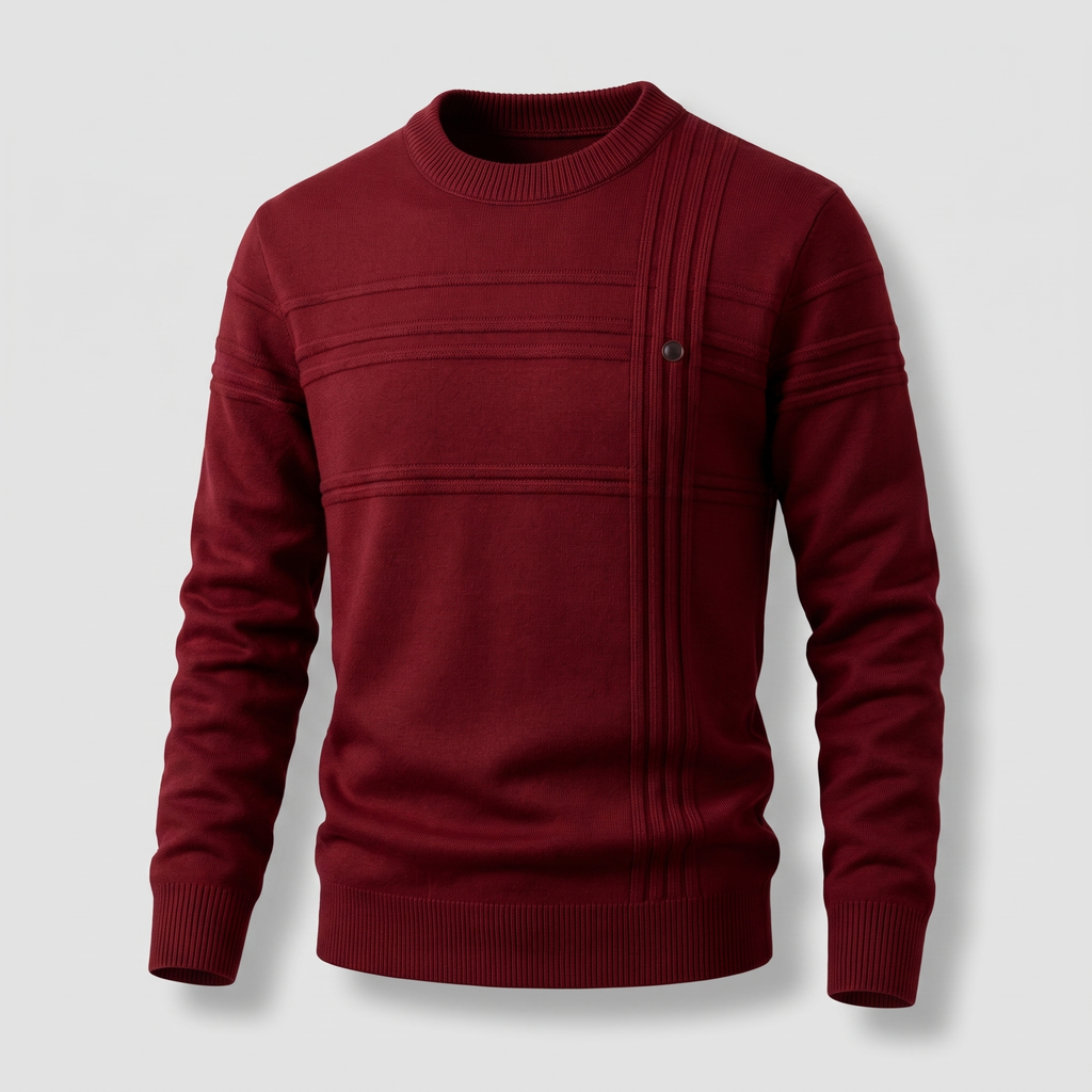 NO CJ | Nigel Barlow | Cotton Crew Neck Sweater For Men