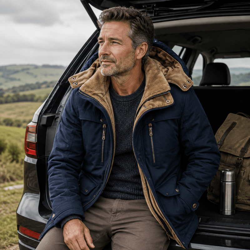 Graham Wright | Insulated Hooded Field Jacket for Men