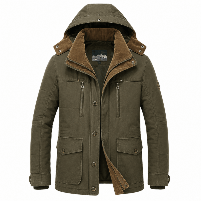 Graham Wright | Insulated Hooded Field Jacket for Men