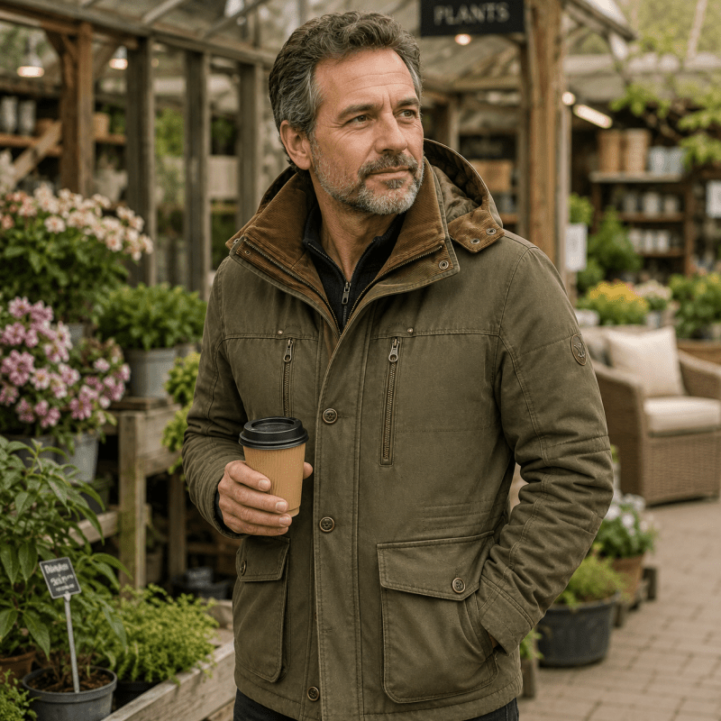 Graham Wright | Insulated Hooded Field Jacket for Men