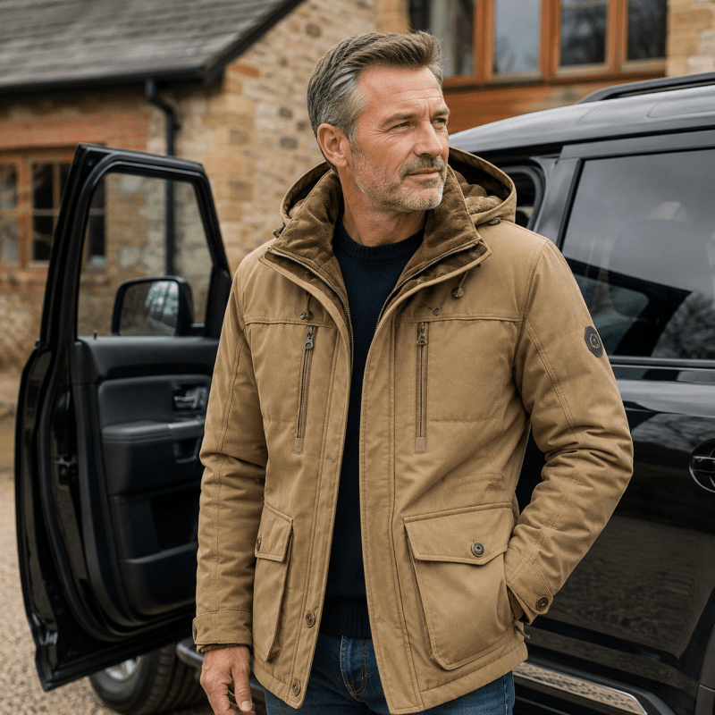 Graham Wright | Insulated Hooded Field Jacket for Men