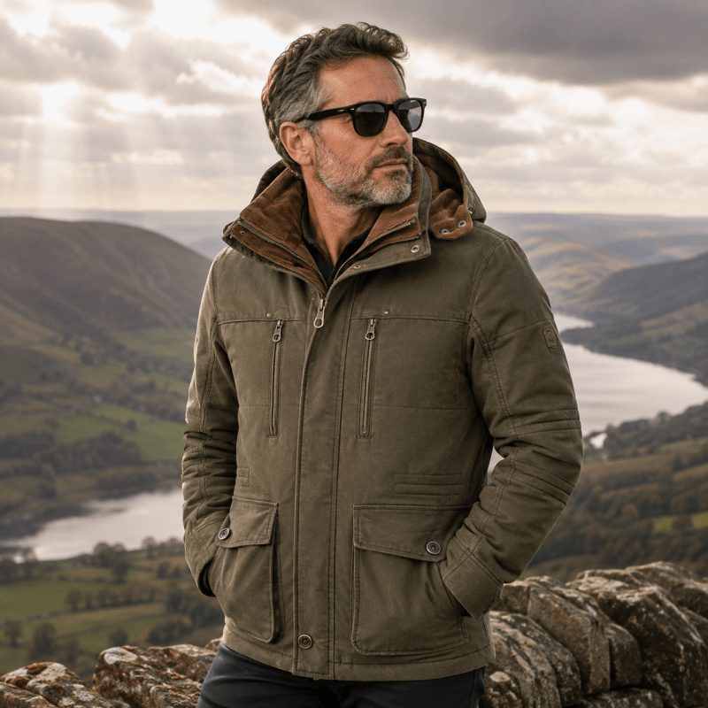 Graham Wright | Insulated Hooded Field Jacket for Men