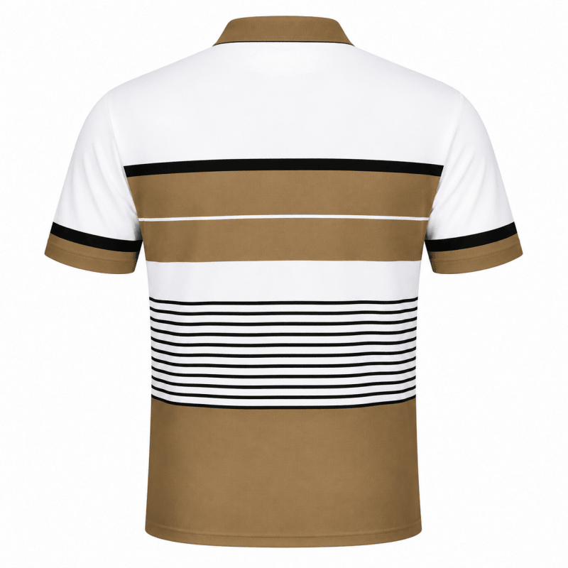 Malcolm Fenner | Striped Polo Shirt For Men