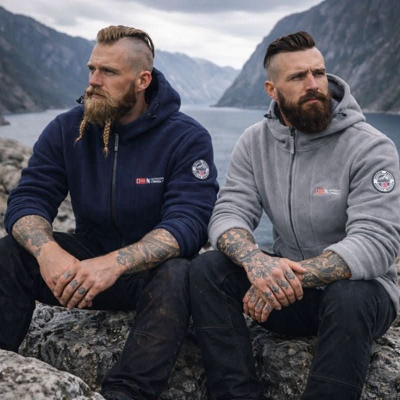 Malcolm Davies | Fleece-Lined Hooded Zip Jacket
