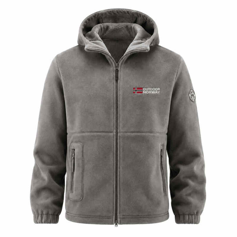 Malcolm Davies | Fleece-Lined Hooded Zip Jacket