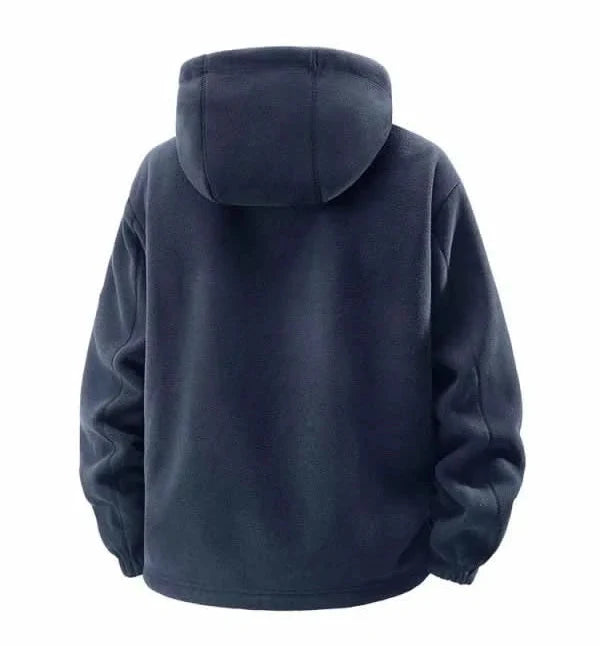 Malcolm Davies | Fleece-Lined Hooded Zip Jacket