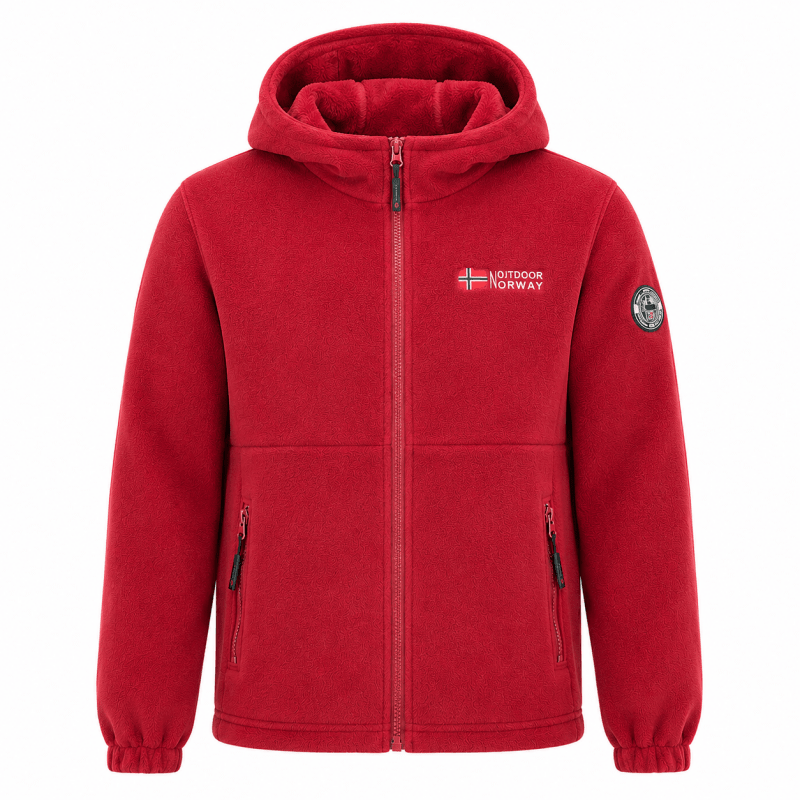 Malcolm Davies | Fleece-Lined Hooded Zip Jacket