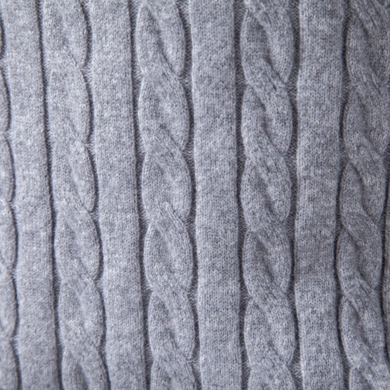Callum Harwood | Cable-Knit Polo Sweater For Men