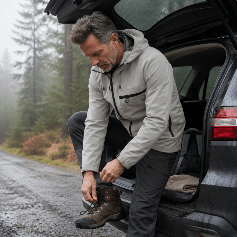 Thomas Edwards | Waterproof Hooded Jacket for Men