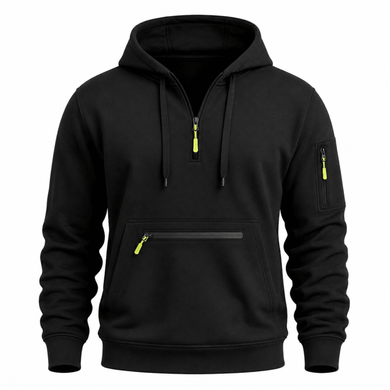 Oliver Hall | Quarter-Zip Fleece Hoodie for Men
