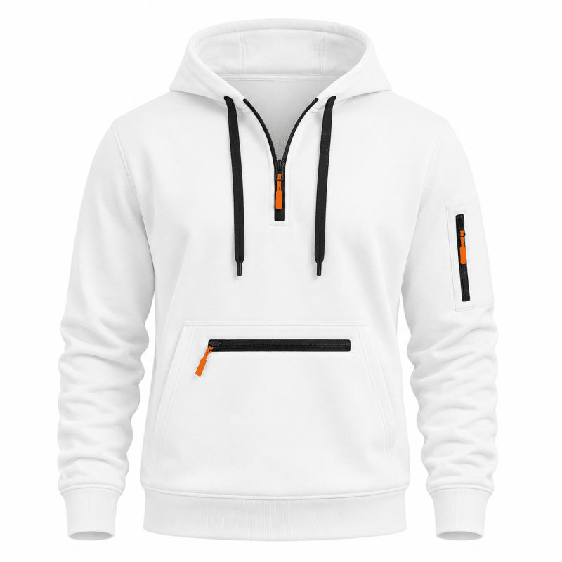 Oliver Hall | Quarter-Zip Fleece Hoodie for Men