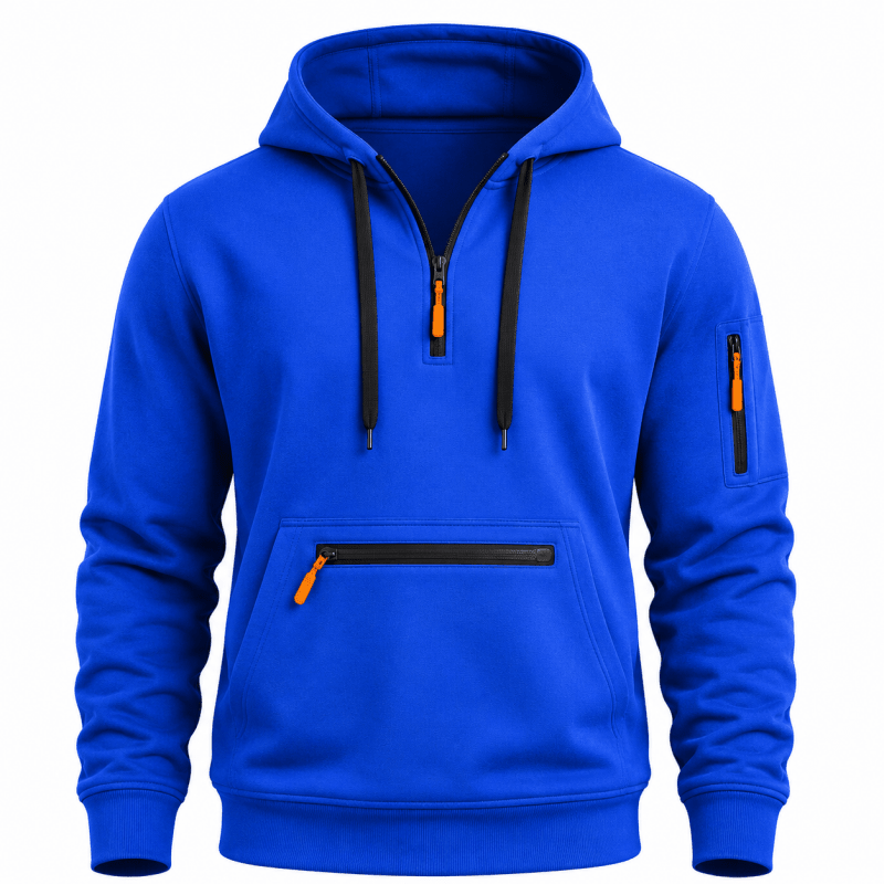 Oliver Hall | Quarter-Zip Fleece Hoodie for Men