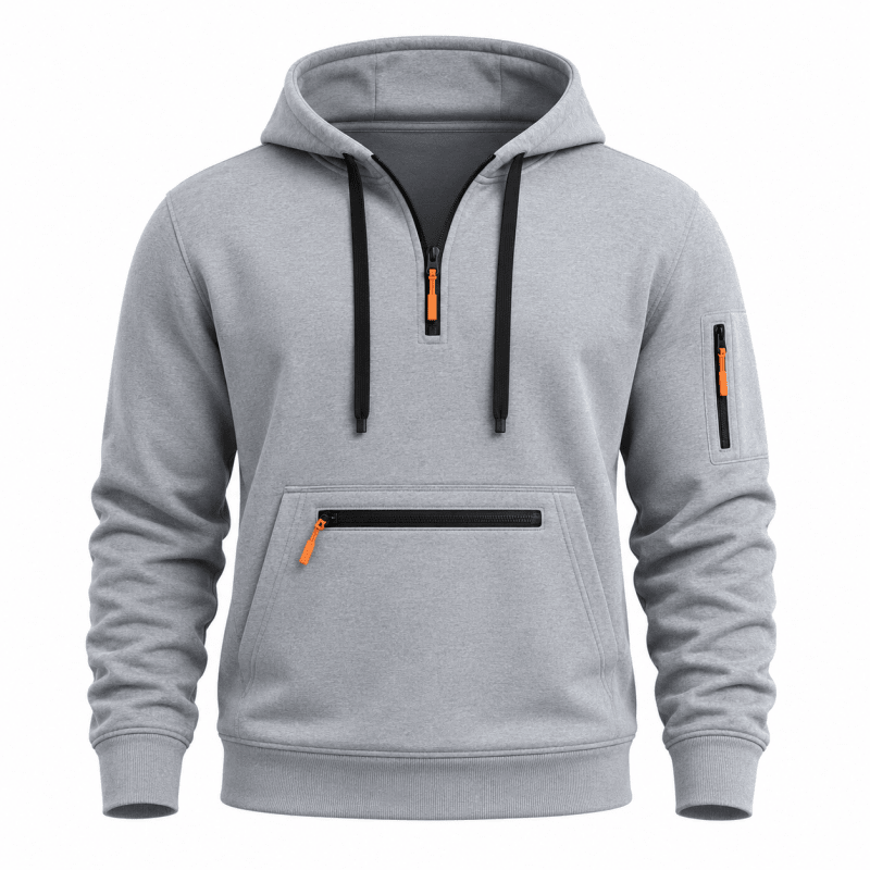 Oliver Hall | Quarter-Zip Fleece Hoodie for Men