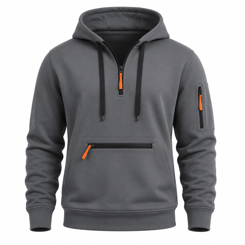 Oliver Hall | Quarter-Zip Fleece Hoodie for Men