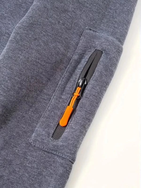 Oliver Hall | Quarter-Zip Fleece Hoodie for Men