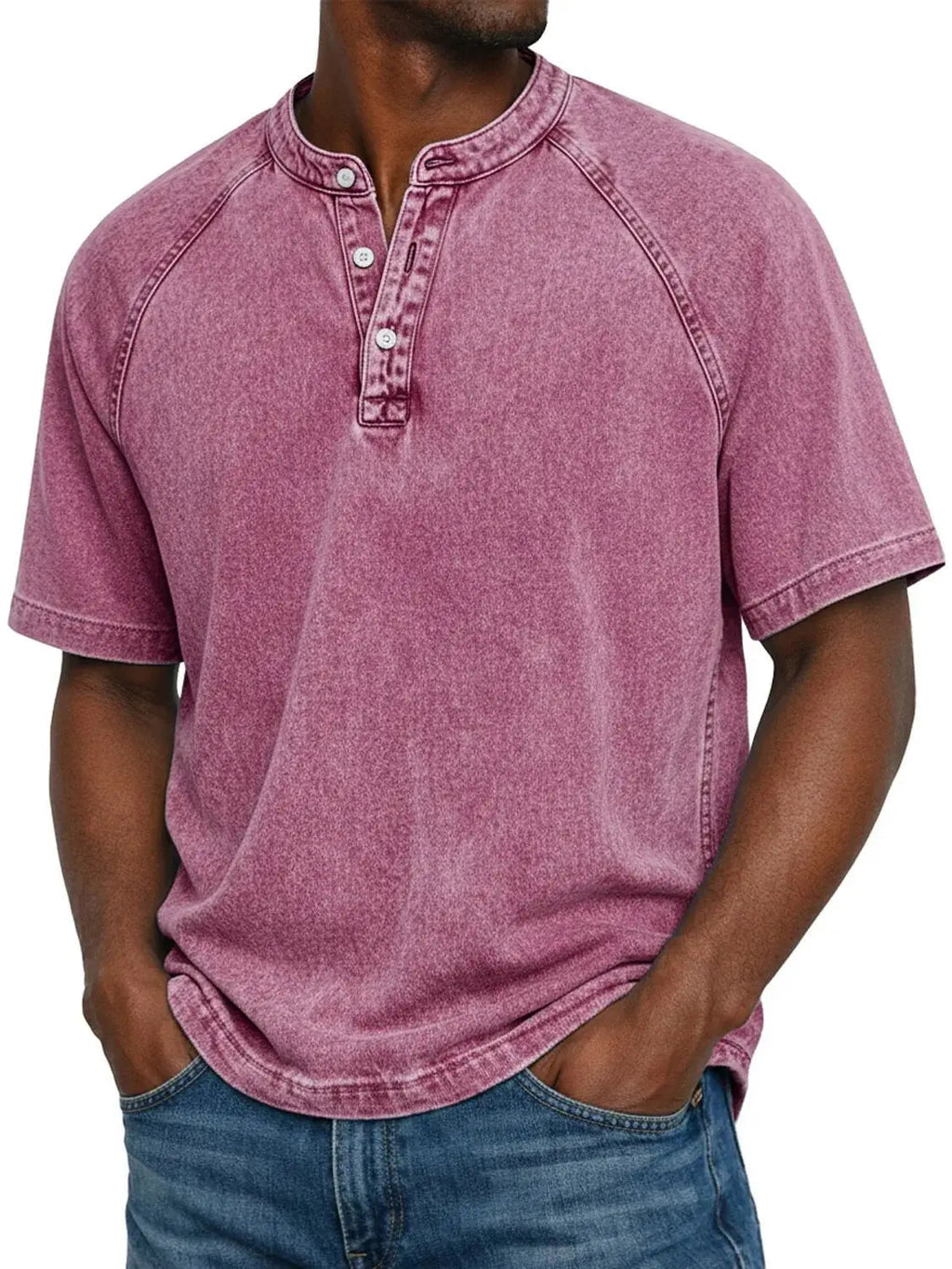 Matteo Sinclair | Vintage Henley T-Shirt For Men